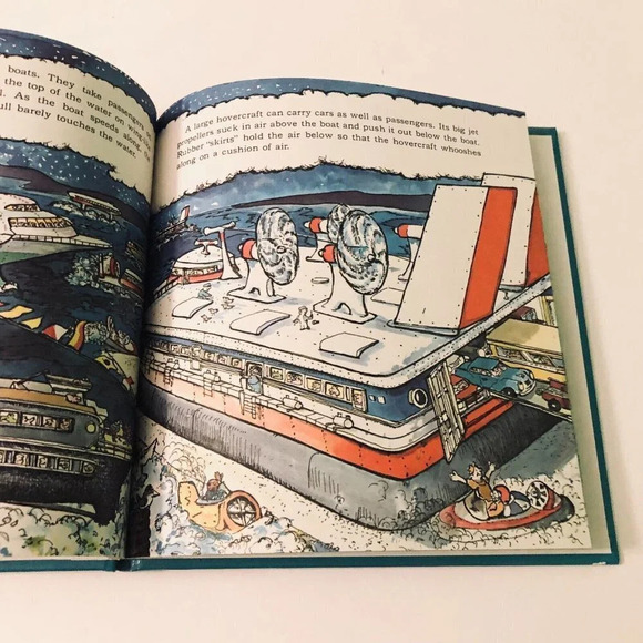 Vintage 1977 Busy Boats Book Hardcover by Peter Lippman - Picture 13 of 16